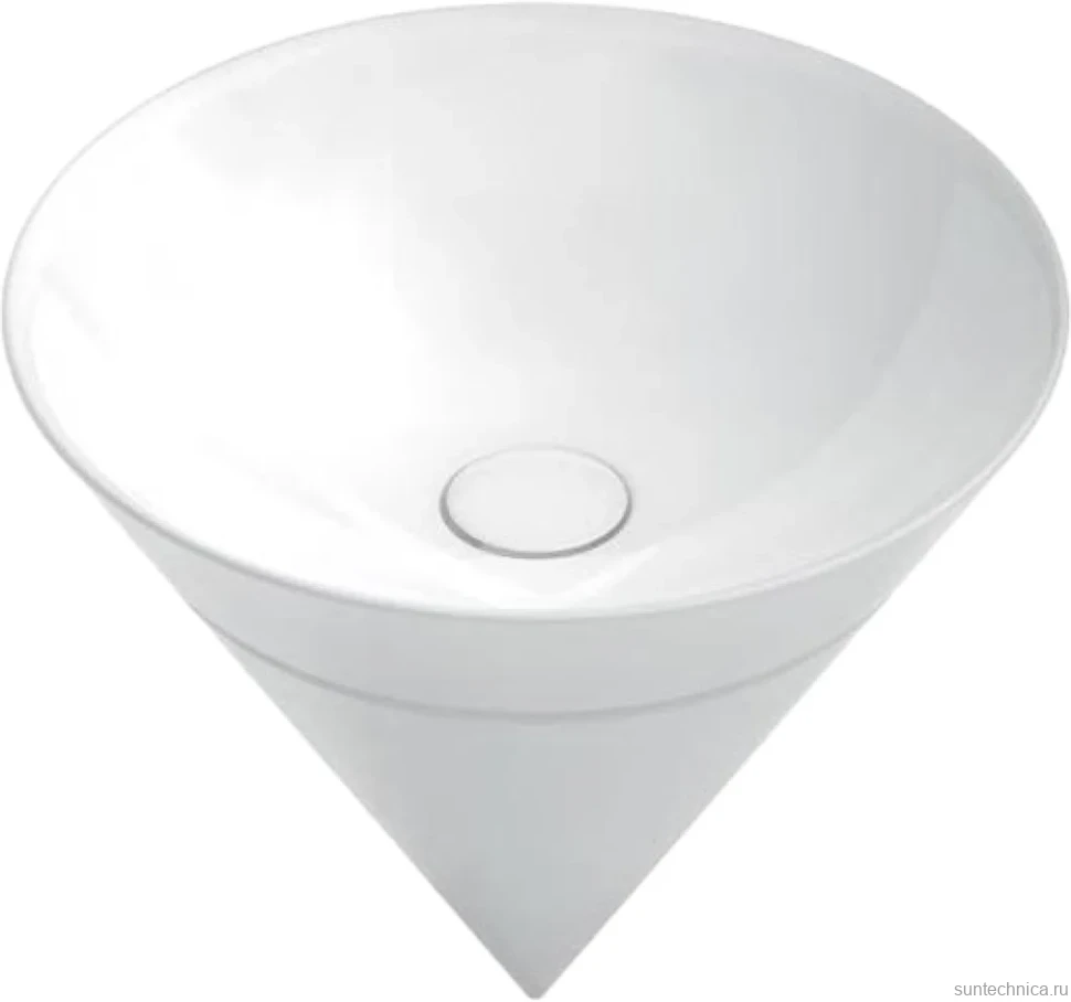 Раковина KERAMA MARAZZI Cono 44, глянцевый белый