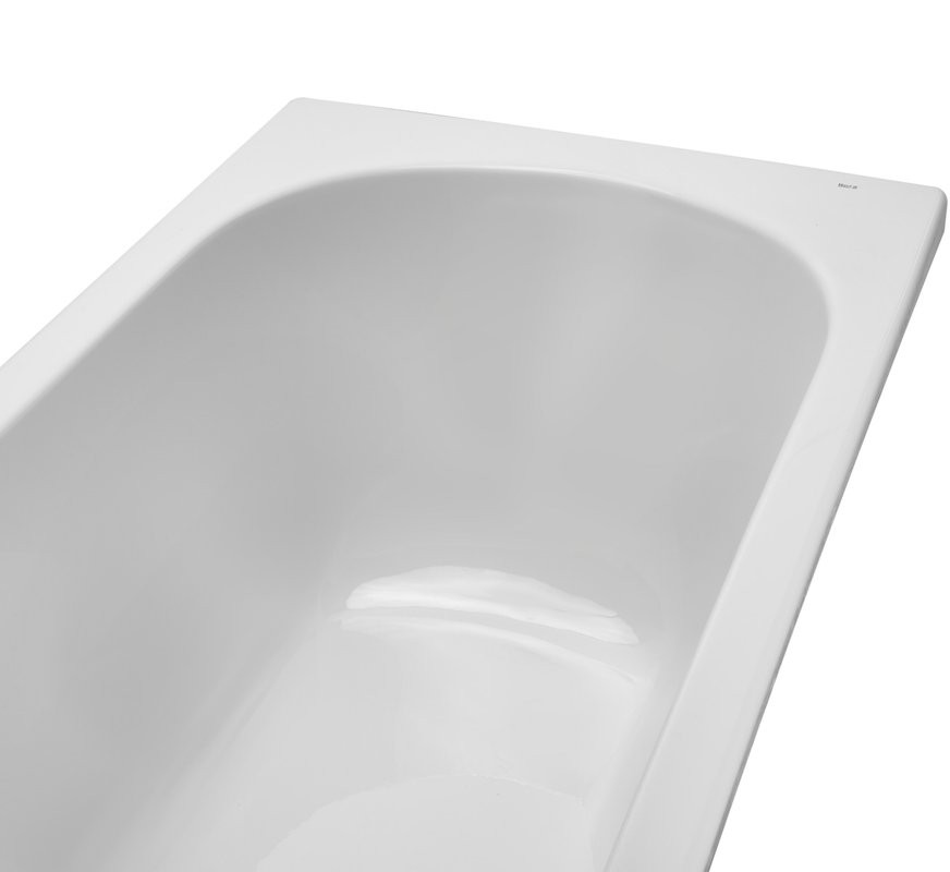 Акриловая ванна Roca Gava без опоры 160x70 см, пристенная, белая