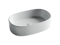 Тумба с раковиной Sancos Snob T 140 bianco, столешница бежевая TT140A2, раковина CN6075