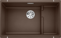 Комплект Мойка Blanco Subline 700-U Level кофе + Смеситель Grohe Euroeco