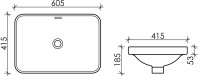 Раковина Ceramicanova Element CN5041