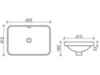 Раковина Ceramicanova Element CN5041
