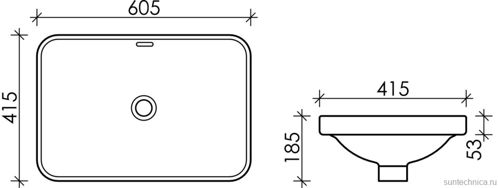 Раковина Ceramicanova Element CN5041
