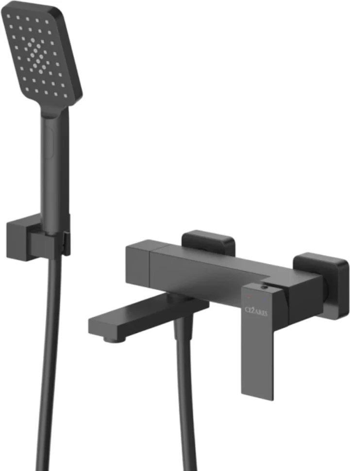 Смеситель для ванны с душем Cezares Slider SLIDER-VD-NOP матовый черный