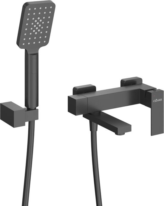 Смеситель для ванны с душем Cezares Slider SLIDER-VD-NOP матовый черный