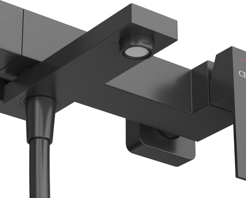 Смеситель для ванны с душем Cezares Slider SLIDER-VD-NOP матовый черный