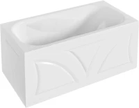 Акриловая ванна 1MarKa Classic 120x70 см, пристенная, белая, на ножках