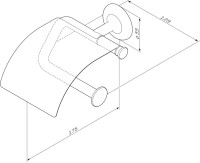 Набор Полотенцедержатель AM.PM Like A8034400 + Ершик A8033400 + Держатель A80341500