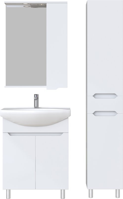 Тумба с раковиной SanStar Bianca 75