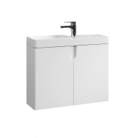 Тумба под раковину без столешницы Belux Даллас 60 подвесная, белая глянцевая