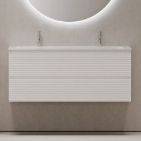 Тумба с раковиной Sancos Folk 120 на двоих, bianco