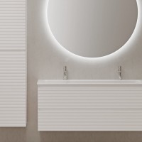 Тумба с раковиной Sancos Folk 120 на двоих, bianco
