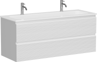 Тумба с раковиной Sancos Folk 120 на двоих, bianco