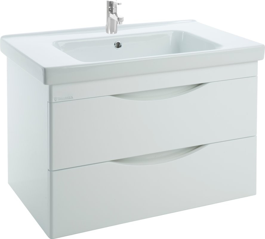 Мебель для ванной комнаты Bellezza Санриса 100 подвесная, белая