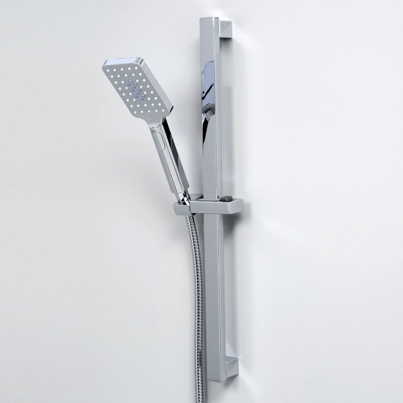 Душевой комплект Смеситель Wasserkraft Aller 10671 С ВНУТРЕННЕЙ ЧАСТЬЮ + Гарнитур A145 + Подключение A089 + Душ A031 + Кронштейн A019 + Излив A091 для ванны