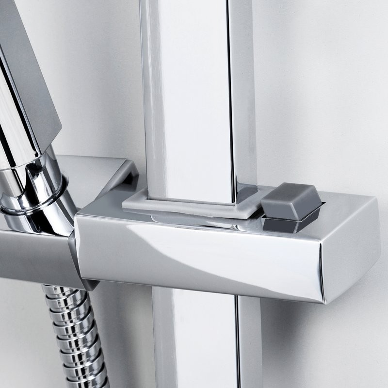 Душевой комплект Смеситель Wasserkraft Aller 10671 С ВНУТРЕННЕЙ ЧАСТЬЮ + Гарнитур A145 + Подключение A089 + Душ A031 + Кронштейн A019 + Излив A091 для ванны