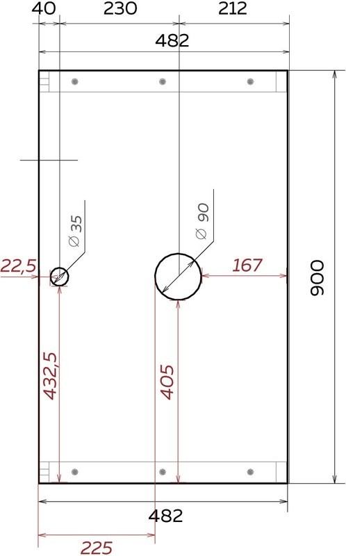 Столешница с раковиной 1MarKa Grunge Loft 90 бетон светлый