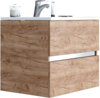 Тумба с раковиной Sanvit Кубэ-2 60 подвесная, дуб