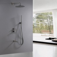 Душевой комплект Abber Emotion AF8817NG С ВНУТРЕННЕЙ ЧАСТЬЮ, никель