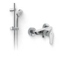 Душевой комплект Смеситель для душа Cersanit Cersania 63032 + Гарнитур Vibe 63067 хром