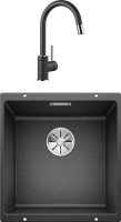 Комплект Мойка Blanco Subline 400-U антрацит + Смеситель Mida-S Silgranit 521455