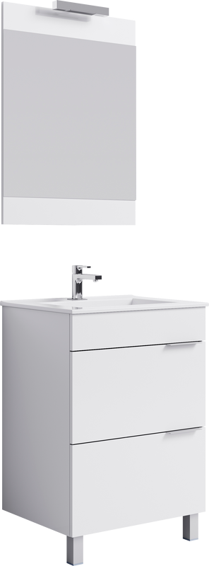 Мебель для ванной комнаты Aqwella Brig 60 напольная, белая