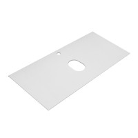 Тумба с раковиной Cezares Slider 100 подвесная, 2 ящика, со столешницей bianco opaco