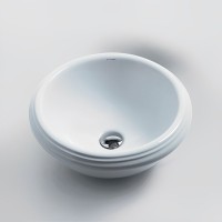 Накладная раковина Azzurra Jubilaeum 45 белая, круглая, фаянс