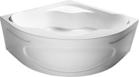 Акриловая ванна Marka One Afrodita 150x150 см, угловая, пристенная, белая, четверть круга