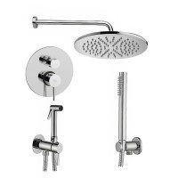 Комплект для ванной Paffoni Light KITZLIG018CR С ВНУТРЕННЕЙ ЧАСТЬЮ, хром