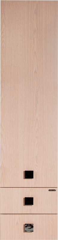 Шкаф пенал для ванной Vod-Ok Квадро 35 R, дуб