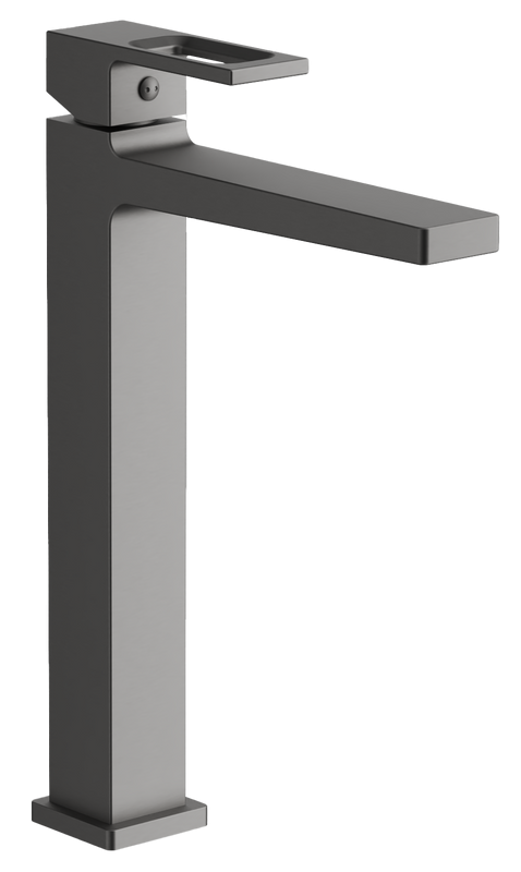 Смеситель для раковины BELZ B658 B11658-3 оружейная сталь