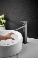 Смеситель для раковины BELZ B658 B11658-3 оружейная сталь Смеситель для раковины BELZ B658 B11658-3 оружейная сталь