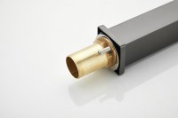 Смеситель для раковины BELZ B658 B11658-3 оружейная сталь Смеситель для раковины BELZ B658 B11658-3 оружейная сталь