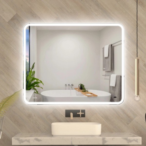 Зеркало Mixline Турин -2 100 с подсветкой, с подогревом, бесконтактный выключатель