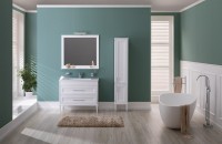Зеркало Aquanet Бостон М 100 с полкой