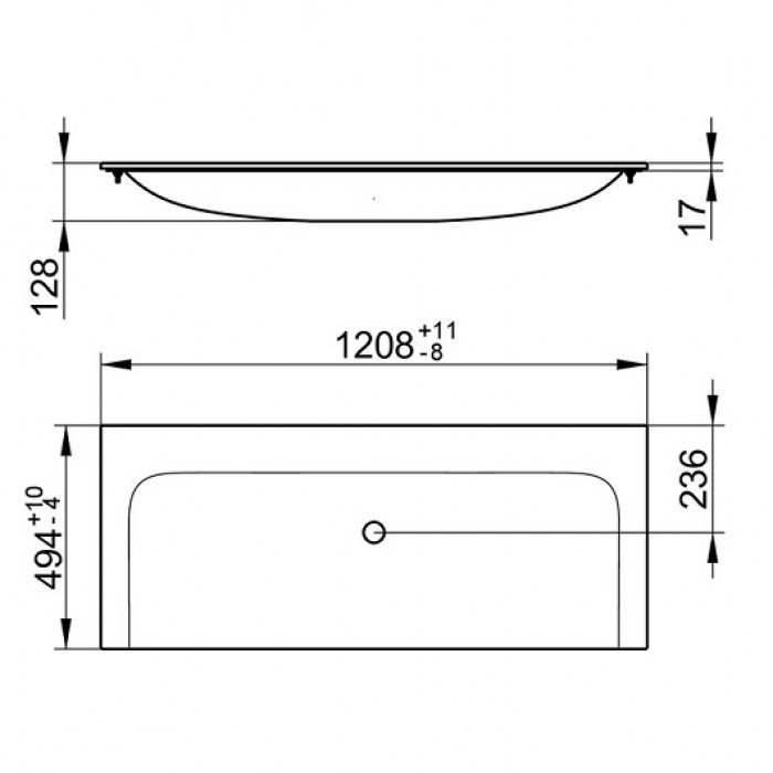 Раковина мебельная Keuco Plan 120 32980311201 белая