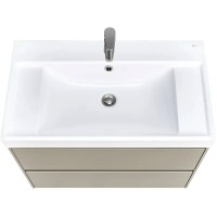 Тумба с раковиной Roca Ona 80 бежево-серая матовая