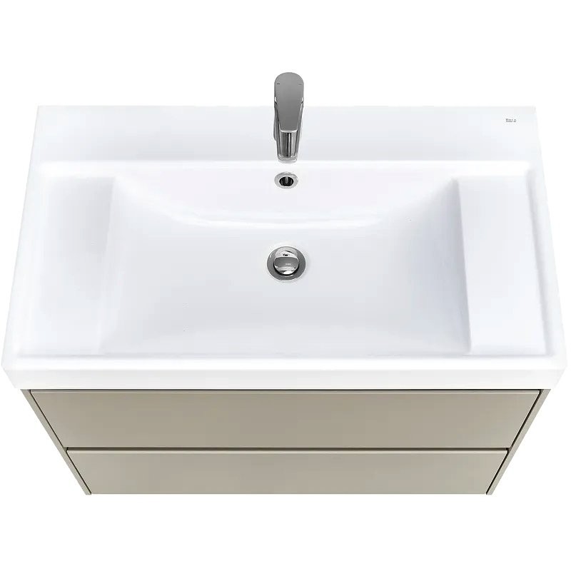 Тумба с раковиной Roca Ona 80 бежево-серая матовая