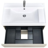 Тумба с раковиной Roca Ona 80 бежево-серая матовая