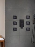 Душевая форсунка AltroBagno Beni aggiuntivi 071602 NeOp матовый черный