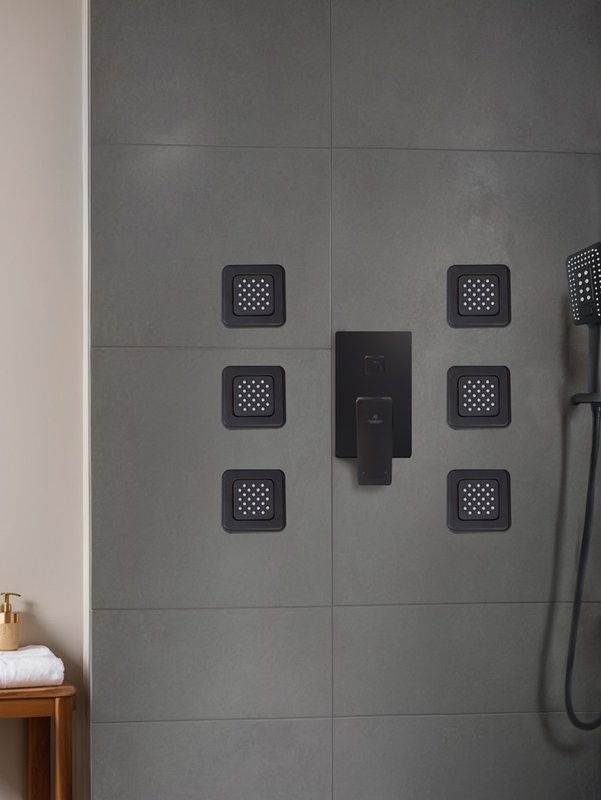 Душевая форсунка AltroBagno Beni aggiuntivi 071602 NeOp матовый черный