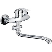 Смеситель с длинным изливом для ванны Frap H29 F2129-B хром