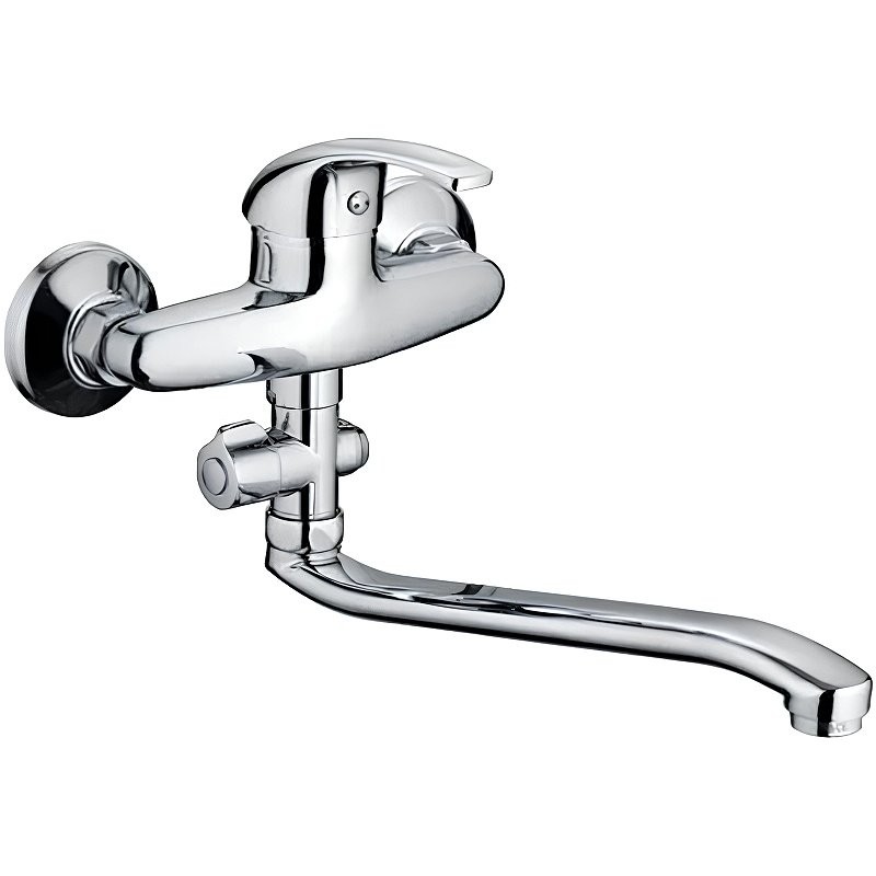 Смеситель с длинным изливом для ванны Frap H29 F2129-B хром