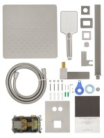 Душевой комплект Wonzon & Woghand WW-88929003-BN С ВНУТРЕННЕЙ ЧАСТЬЮ, брашированный никель