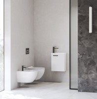 Смеситель для биде Ravak Chrome II CR II 056.20BL матовый черный