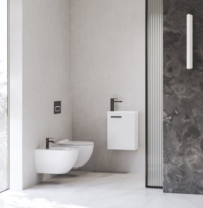 Смеситель для биде Ravak Chrome II CR II 056.20BL матовый черный