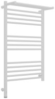 Полотенцесушитель электрический Сунержа Богема 3.1 30-6006-8050 90x55 см, подключение слева, матовый белый, лесенка, с полкой