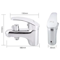 Смеситель на борт ванны Frap H21 F1221 хром Смеситель на борт ванны Frap H21 F1221 хром