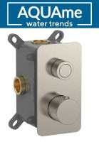 Смеситель для душа AQUAme с термостатом встраиваемый AQM8810BN